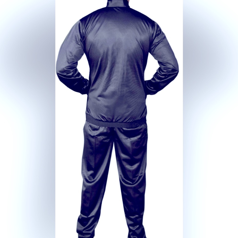 Vibrant unisex black colour track suit in breathable polyester fabric size 38 - Picture 1 of 6